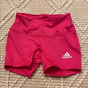 Adidas pink spandex